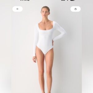 Babaton square neck contour bodysuit